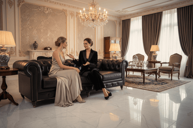 Windsor 3.5 Seater Leather Chesterfield Sofa at Online8 Furniture Auckland NZ