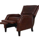 Windsor Aged Leather Recliner Chair - Vintage Cigar at Online8 Furniture Auckland NZ