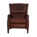 Windsor Aged Leather Recliner Chair - Vintage Cigar at Online8 Furniture Auckland NZ