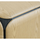 Winnie 3 Drawer Bedside - Oak/Black at Online8 Furniture Auckland NZ