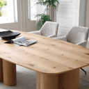Winslow Dining Table with Pillar Legs - 2200 at Online8 Furniture Auckland NZ