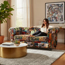 Winston Chesterfield Patchwork 2 Seater Sofa at Online8 Furniture Auckland NZ