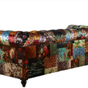 Winston Chesterfield Patchwork 3 Seater Sofa - Leopard at Online8 Furniture Auckland NZ