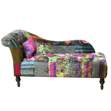 Winston Patchwork Chaise Chair | Day bed at Online8 Furniture Auckland NZ