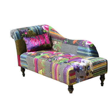 Winston Patchwork Chaise Chair | Day bed at Online8 Furniture Auckland NZ