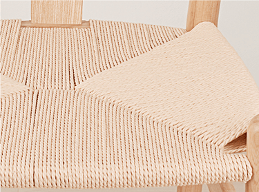 Wishbone Dining Chair - Natural at Online8 Furniture Auckland NZ