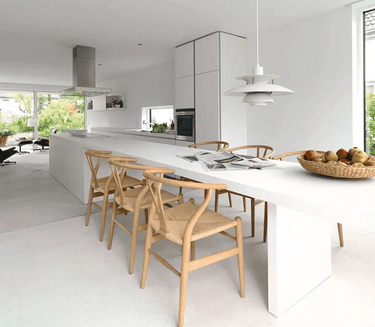 Wishbone Dining Chair - Natural at Online8 Furniture Auckland NZ