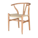 Wishbone Dining Chair - Natural at Online8 Furniture Auckland NZ