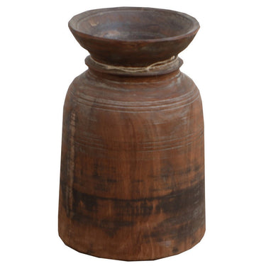 Wooden Vase at Online8 Furniture Auckland NZ