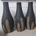 Wooden Vase with Carved Fern at Online8 Furniture Auckland NZ