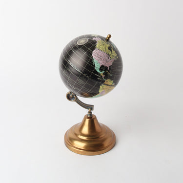 World Globe – Black & Iron (15cm) at Online8 Furniture Auckland NZ