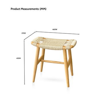 Woven Rope Stool at Online8 Furniture Auckland NZ