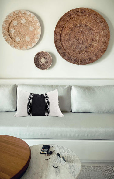 Yacht Cushion Cover - Black & White at Online8 Furniture Auckland NZ