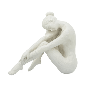 Yoga Lady Figurine - White at Online8 Furniture Auckland NZ