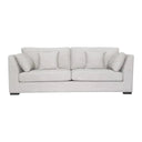 York 3 Seater Upholstered Sofa - Salt at Online8 Furniture Auckland NZ
