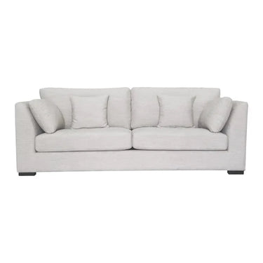 York 3 Seater Upholstered Sofa - Salt at Online8 Furniture Auckland NZ