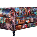 Yorkshire Leopard Patchwork 2 Seater Sofa at Online8 Furniture Auckland NZ