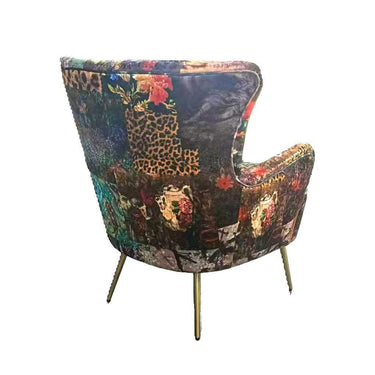 Yorkshire Patchwork Armchair - Leopard at Online8 Furniture Auckland NZ