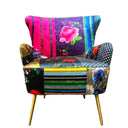Yorkshire Patchwork Armchair - Pink/Multi at Online8 Furniture Auckland NZ