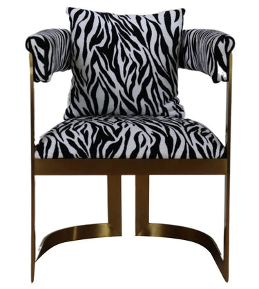 Zebra Print Accent Chair at Online8 Furniture Auckland NZ