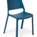 Zero Italian Dining Chair - Blue at Online8 Furniture Auckland NZ