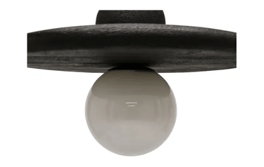 Zina Wooden Pendant Light - Black Sandblast at Online8 Furniture Auckland NZ