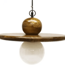 Zina Wooden Pendant Light - Natural at Online8 Furniture Auckland NZ