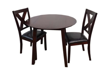 3 Piece Drop Leaf Dining Table Set at Online8 Furniture Auckland NZ
