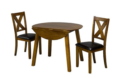 3 Piece Drop Leaf Dining Table Set at Online8 Furniture Auckland NZ
