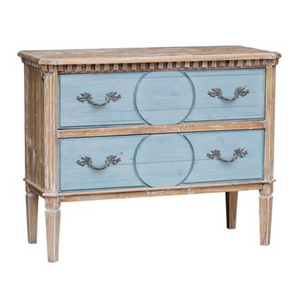 French Country 2 Drawer Chest