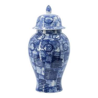 Abstract Pattern Lidded Jar at Online8 Furniture Auckland NZ