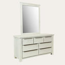 Amanda 7 Drawer Dresser with Mirror at Online8 Furniture Auckland NZ
