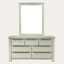 Amanda 7 Drawer Dresser with Mirror at Online8 Furniture Auckland NZ