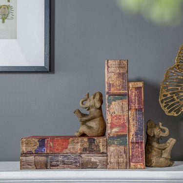 Antique Book Boxes Set of 6 at Online8 Furniture Auckland NZ
