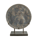Antique Old Coin on Stand at Online8 Furniture Auckland NZ