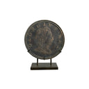 Antique Old Coin on Stand at Online8 Furniture Auckland NZ