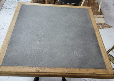 Antique Zinc Café Table | Dining Table at Online8 Furniture Auckland NZ