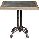 Antique Zinc Café Table | Dining Table at Online8 Furniture Auckland NZ