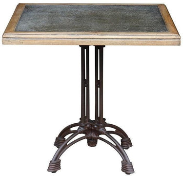 Antique Zinc Café Table | Dining Table at Online8 Furniture Auckland NZ