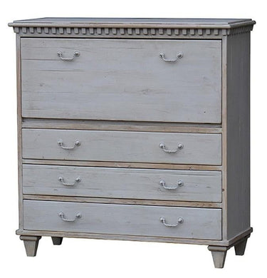 Artesia Penman Secretary Desk - Belgium White at Online8 Furniture Auckland NZ