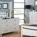 Asbel 6 Drawer Dressing Table with Mirror at Online8 Furniture Auckland NZ