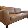 Aspen 2.5 Seat Leather Sofa - Tan at Online8 Furniture Auckland NZ