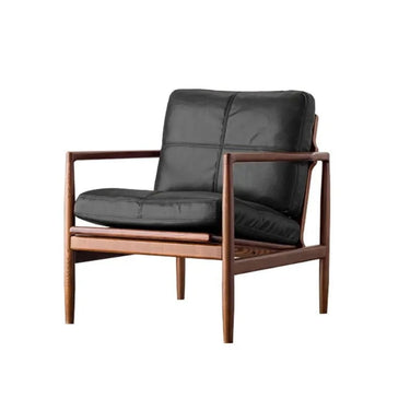 Bailey Leather Armchair Black at Online8 Furniture Auckland NZ