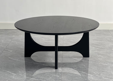 Baobab Round Coffee Table - Black at Online8 Furniture Auckland NZ