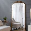 Baroque Gold Floor Mirror at Online8 Furniture Auckland NZ