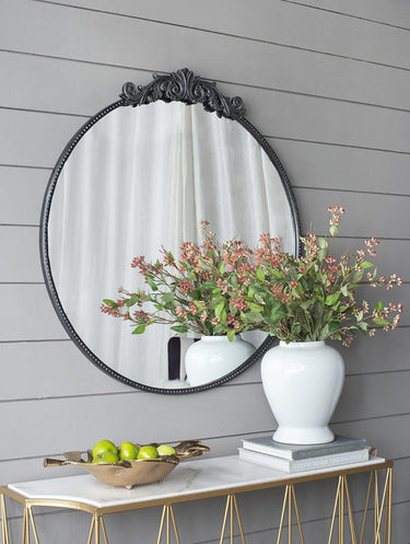 Baroque Round Mirror - Medium at Online8 Furniture Auckland NZ