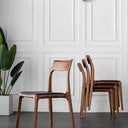 Baur Leather Dining Chair at Online8 Furniture Auckland NZ