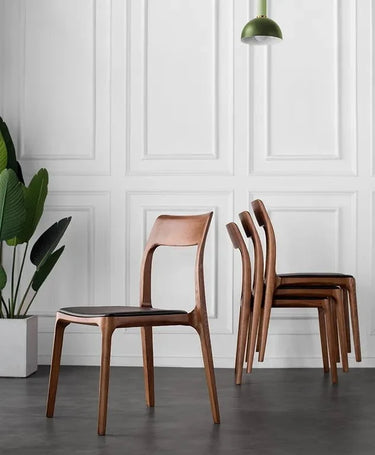 Baur Leather Dining Chair at Online8 Furniture Auckland NZ