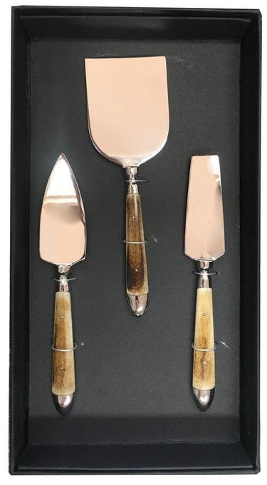 Beak Cheese Set/3 - Shiny Nickel at Online8 Furniture Auckland NZ