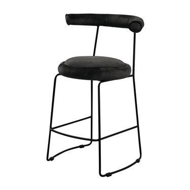 Beret Barstool - Macau Black at Online8 Furniture Auckland NZ